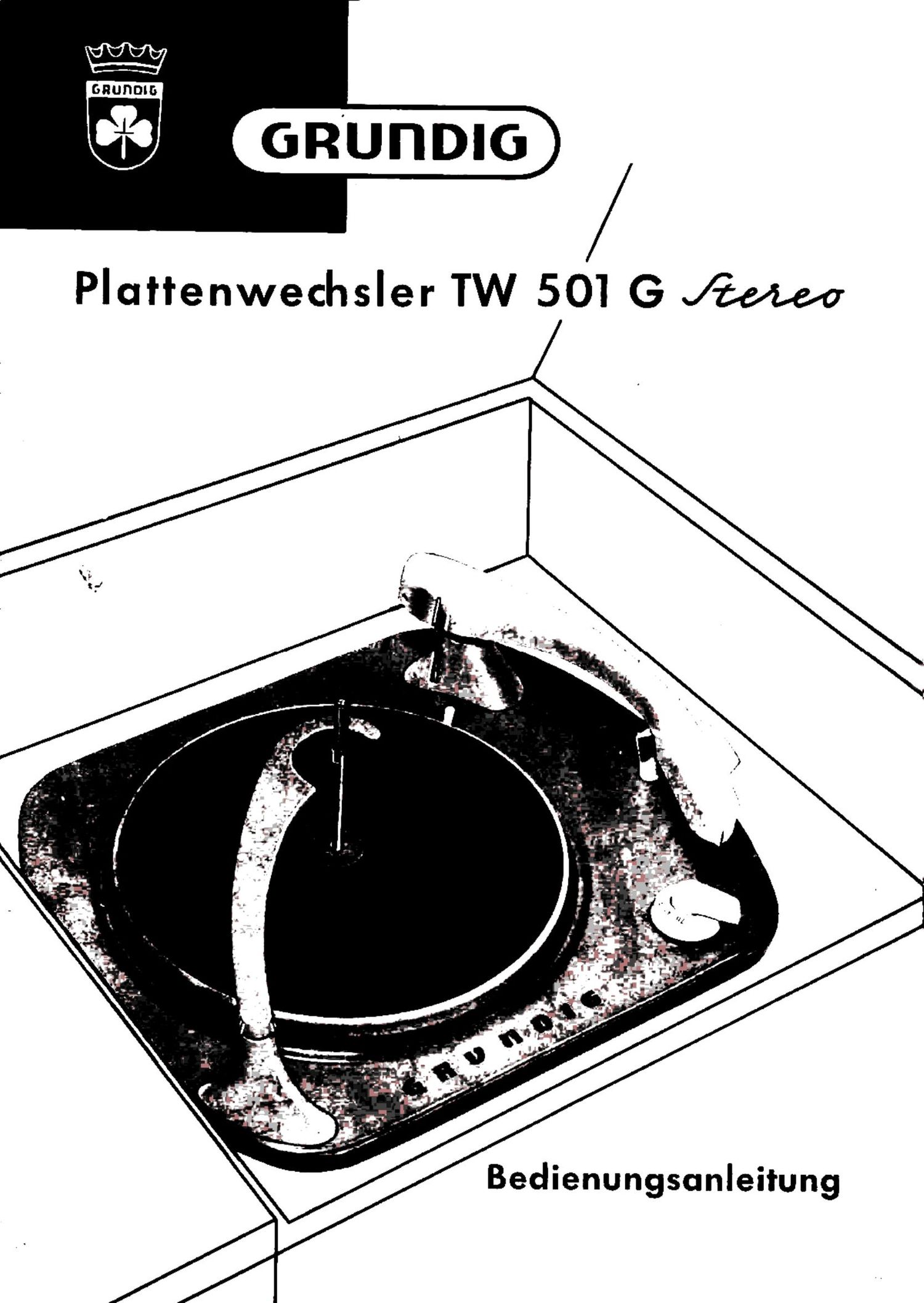 Grundig TW 501 G Owners Manual