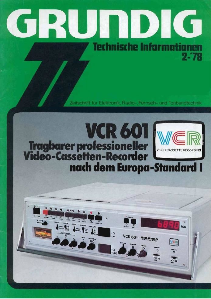 Grundig Technik 1978
