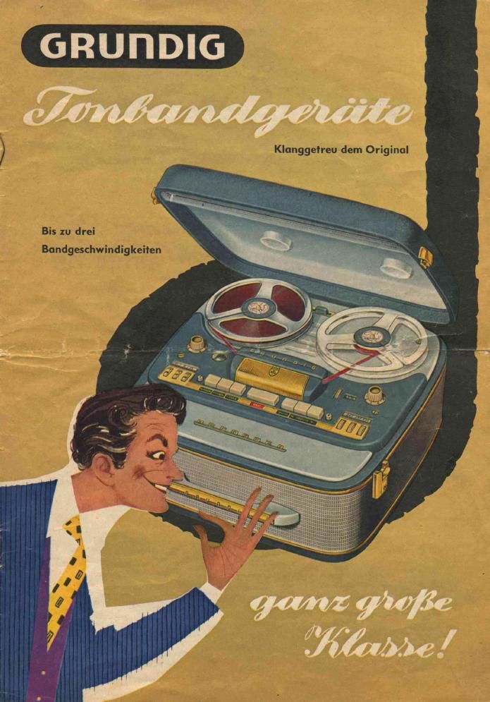 Grundig Tonband 1958
