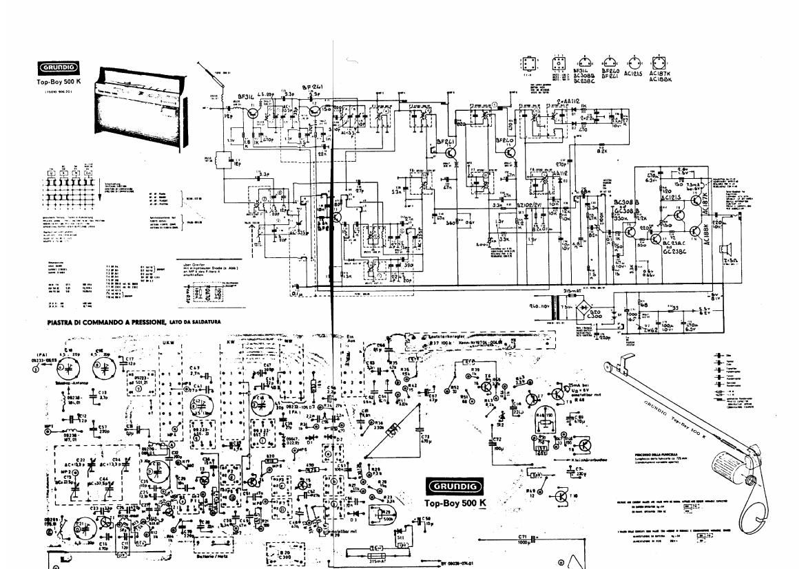 Grundig TopBoy 500K Schematic