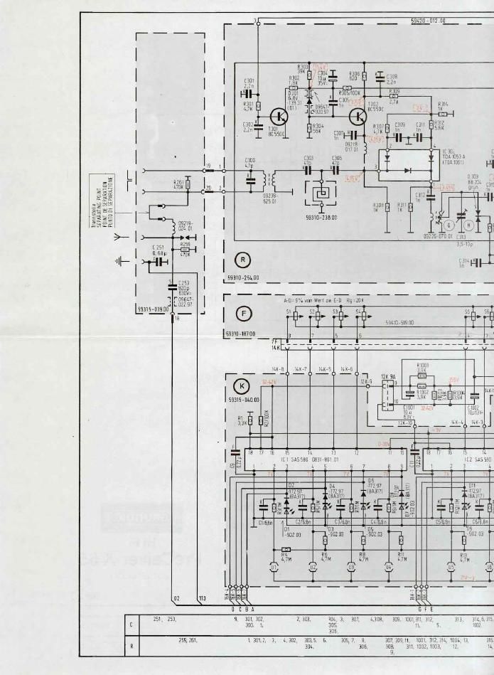 Grundig X 55 Schematic