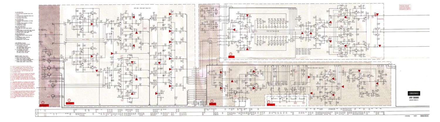 Grundig XV 5000 Schematics