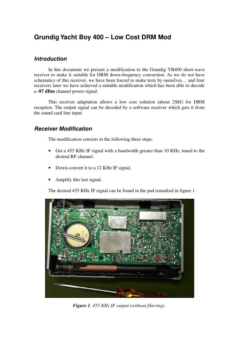 Grundig Yacht Boy 400 Service Manual 2