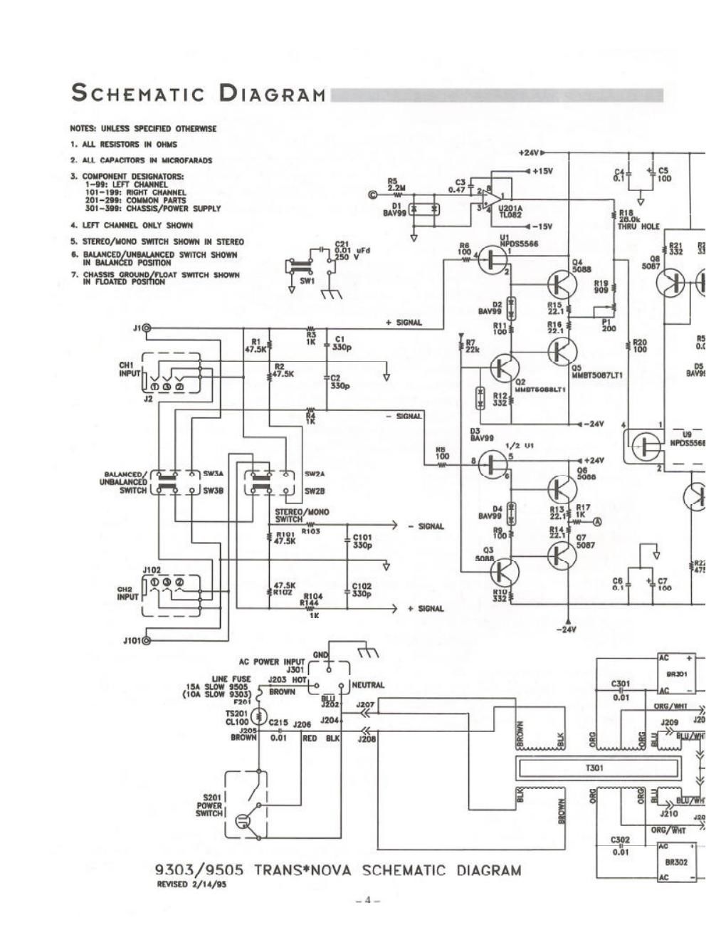 hafler 9303 schematic