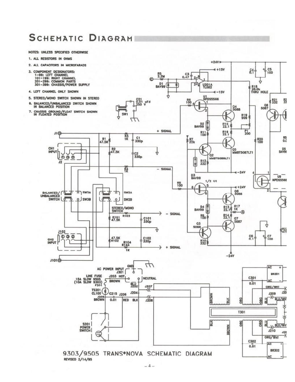 hafler 9505 schematic 2