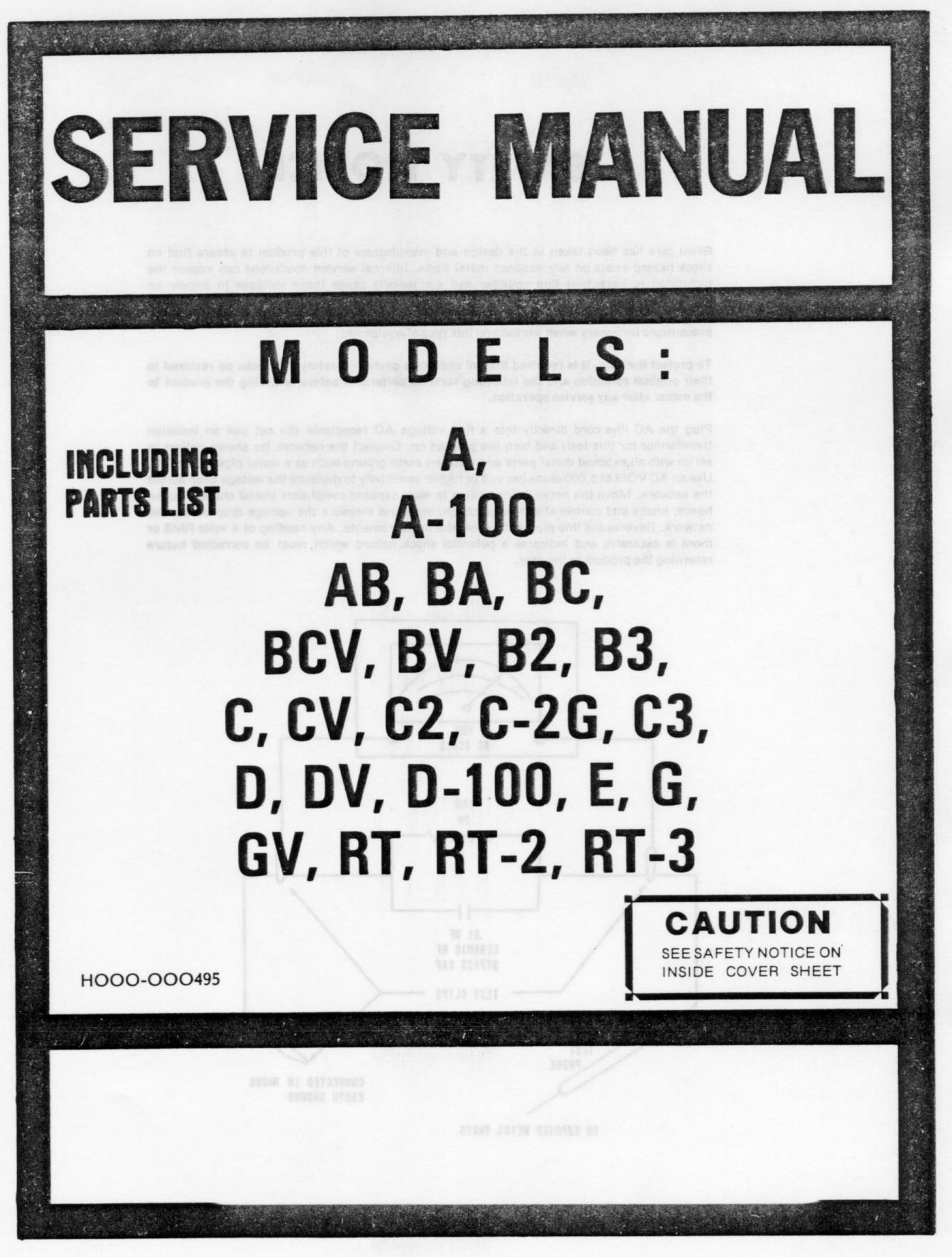 hammond master service manual