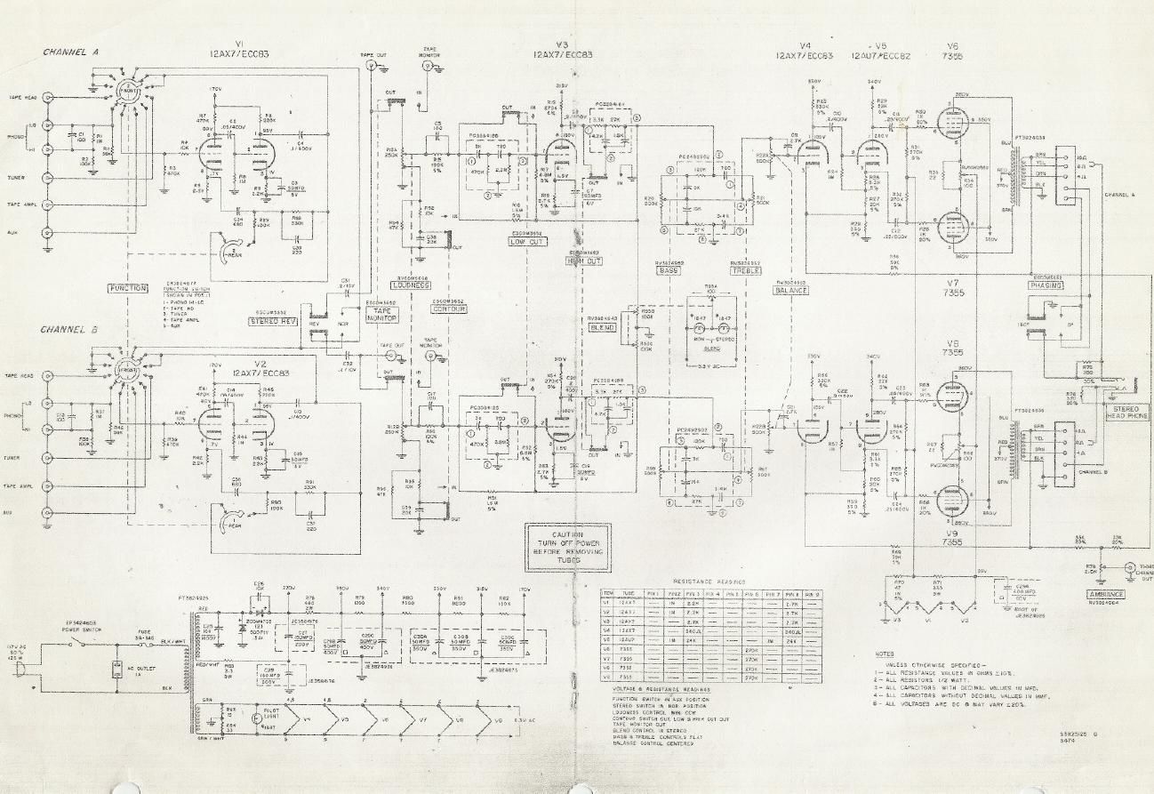 harman kardon a 300 schematic