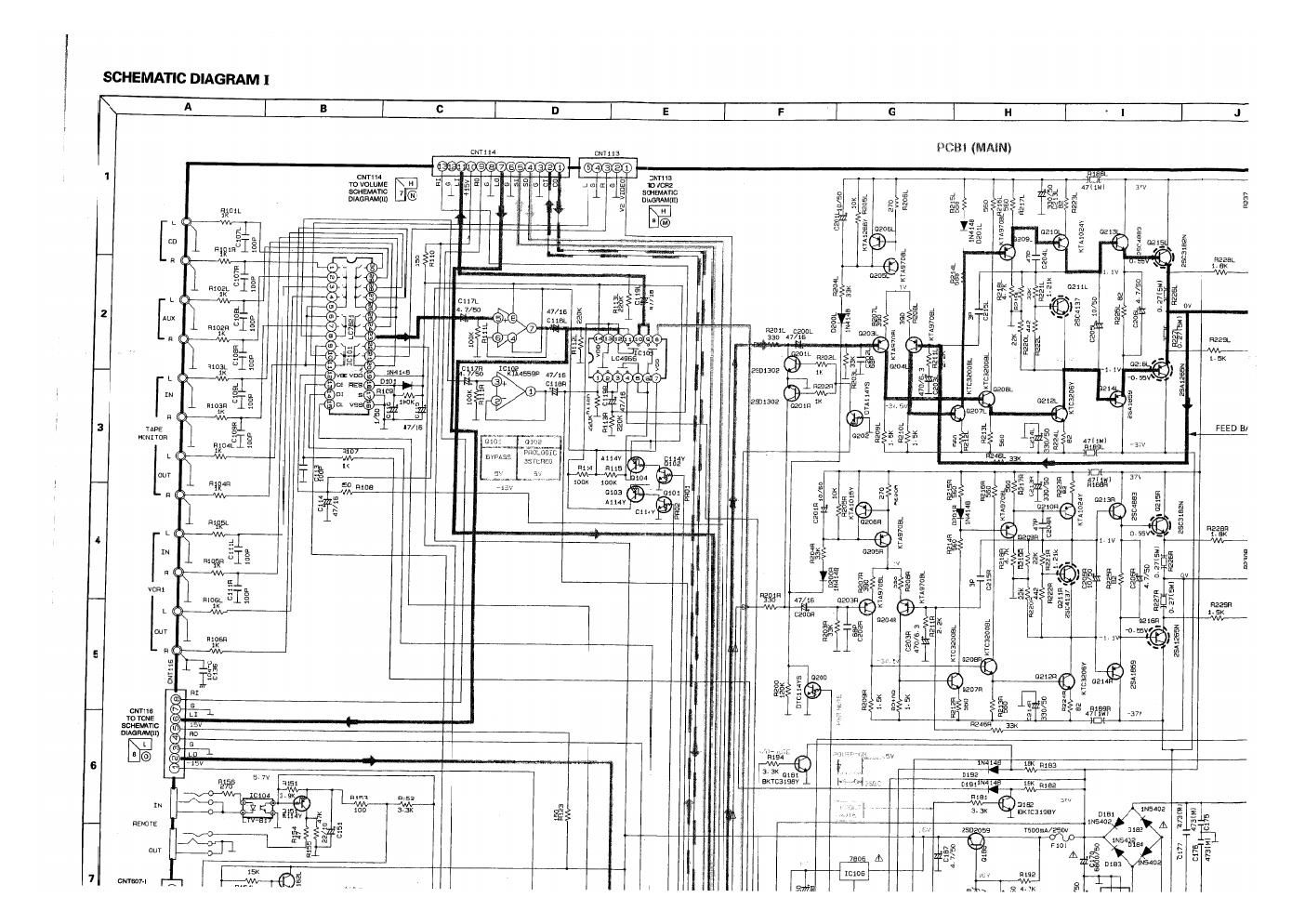 harman kardon avr 11 schematic