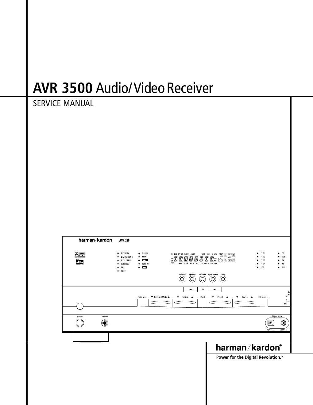 harman kardon avr 3500