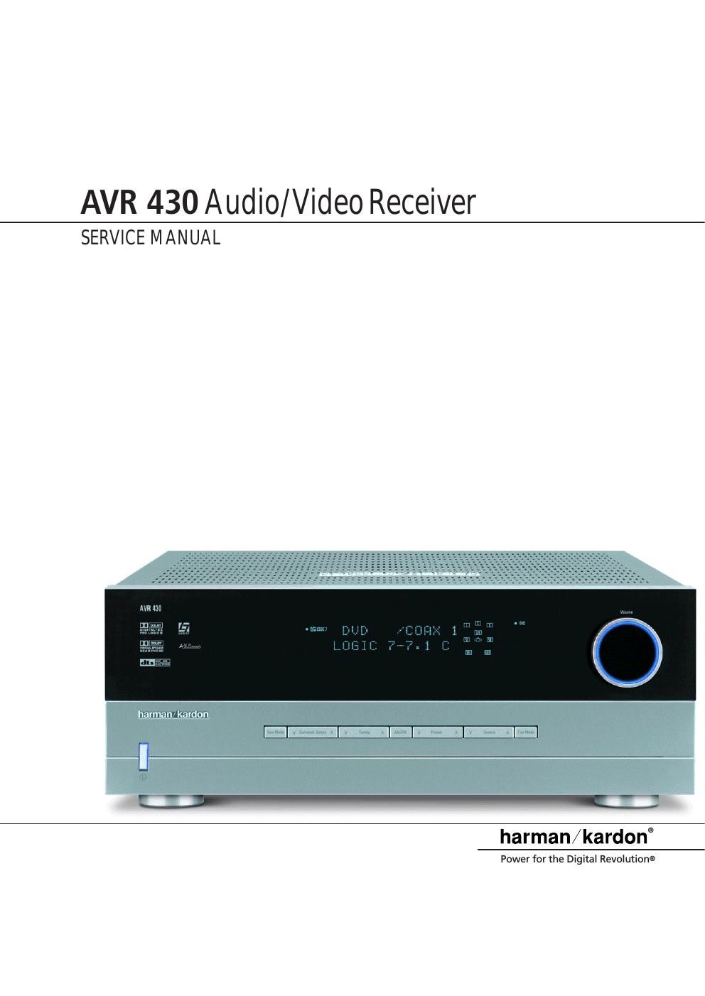 harman kardon avr 430