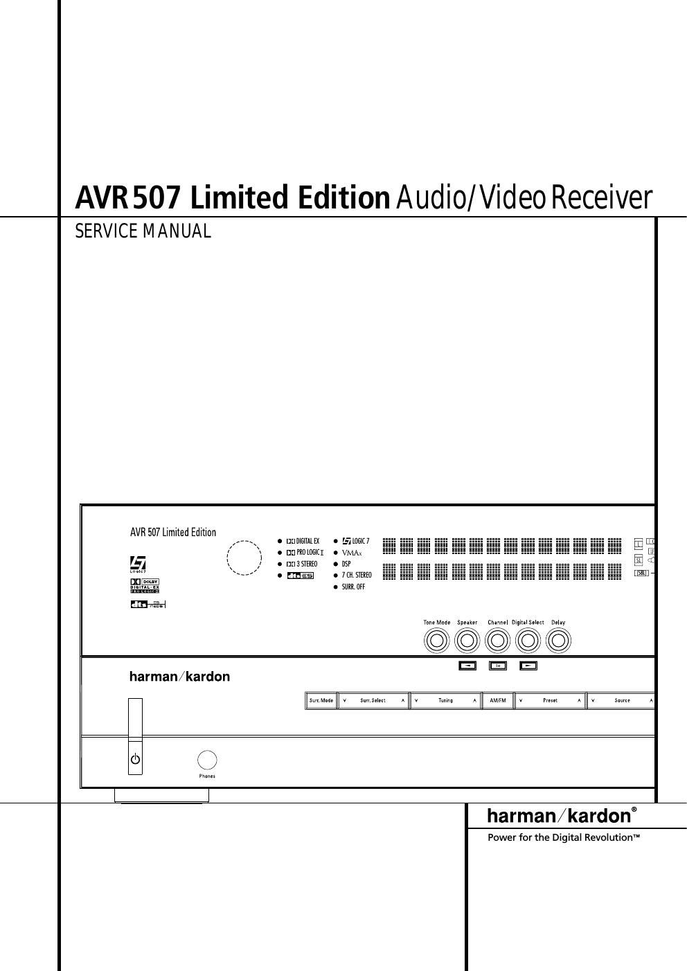 harman kardon avr 507 230