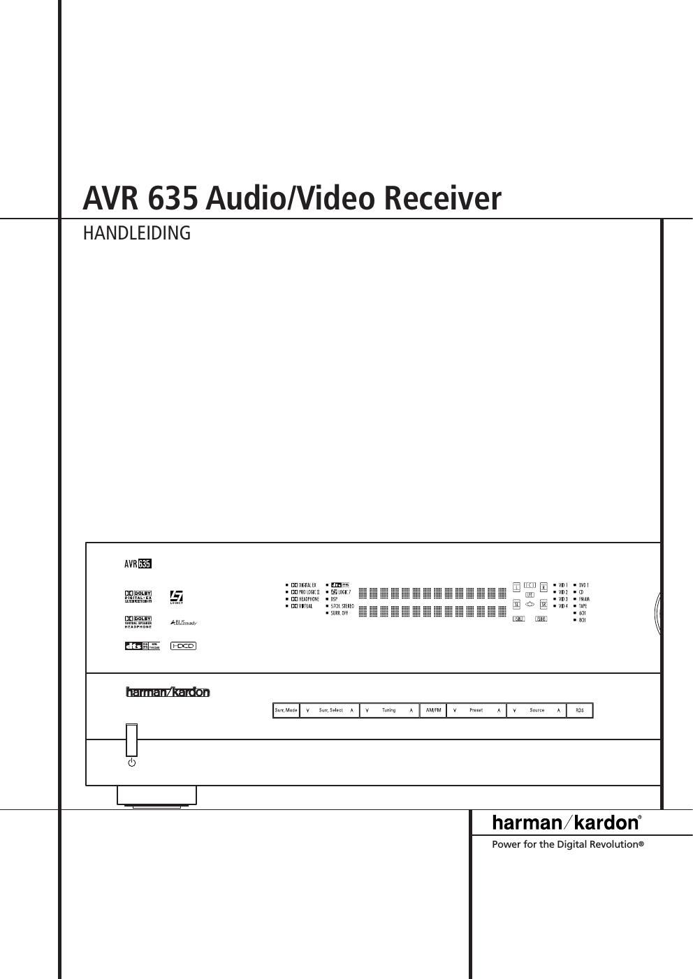 harman kardon avr 635 service manual 2