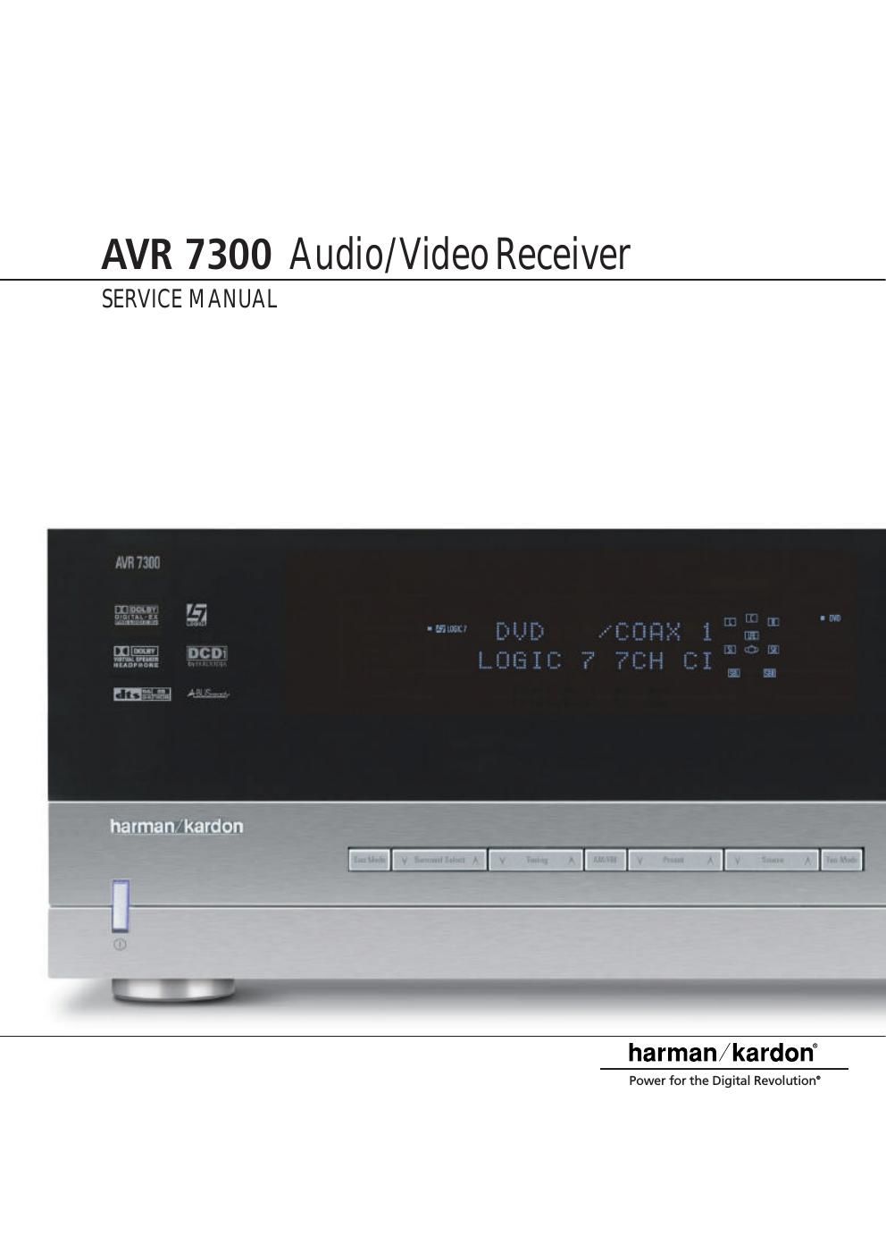 harman kardon avr 7300