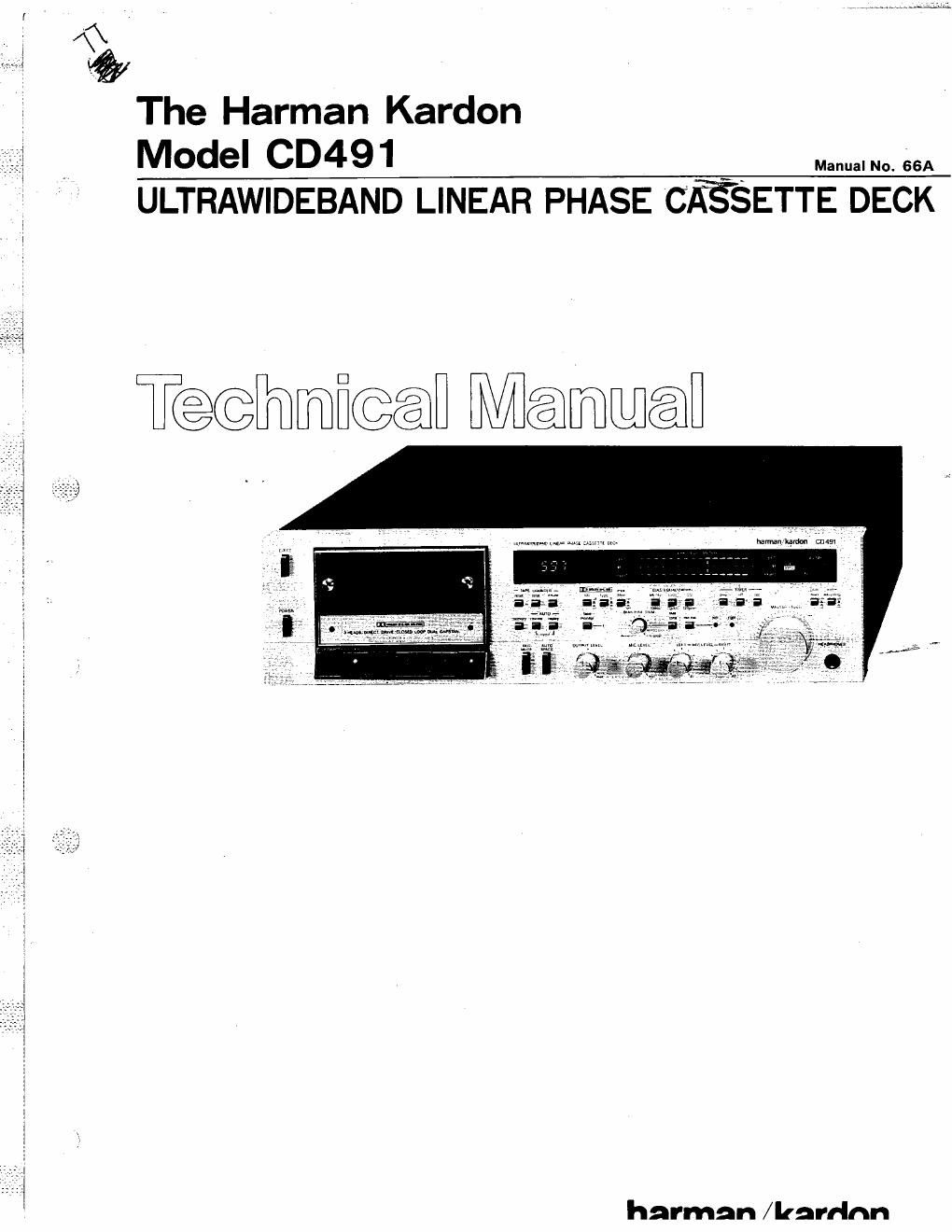 harman kardon cd 491 service manual