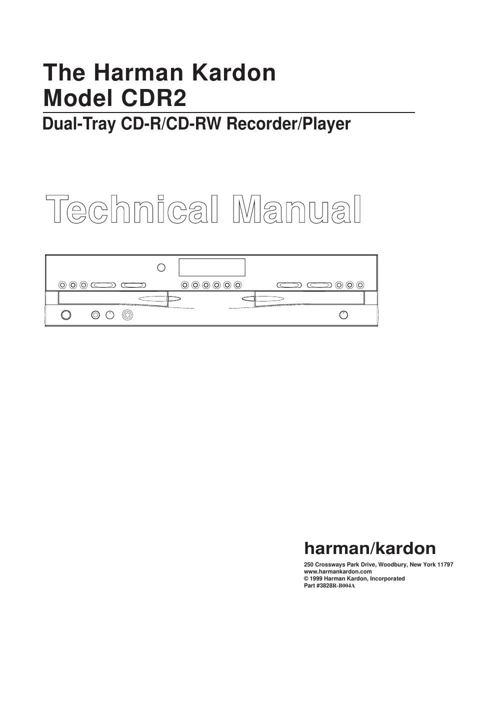 harman kardon cdr 2