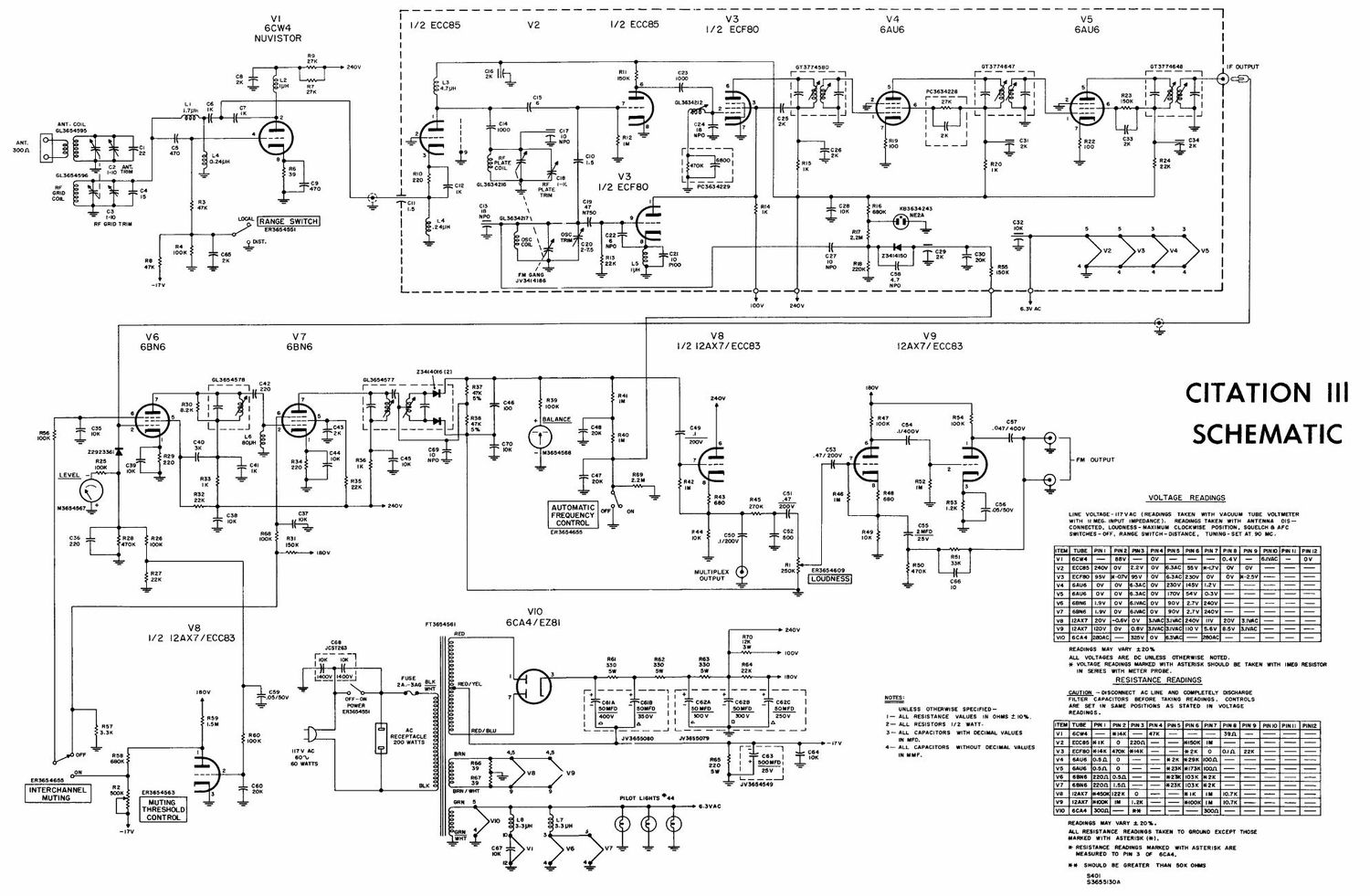 harman kardon citation 3 schematic