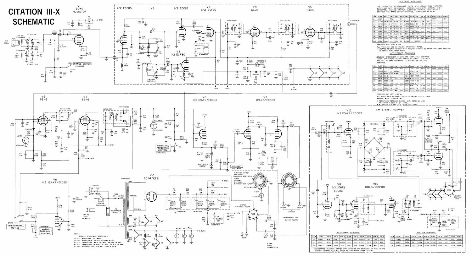 harman kardon citation 3 x schematic