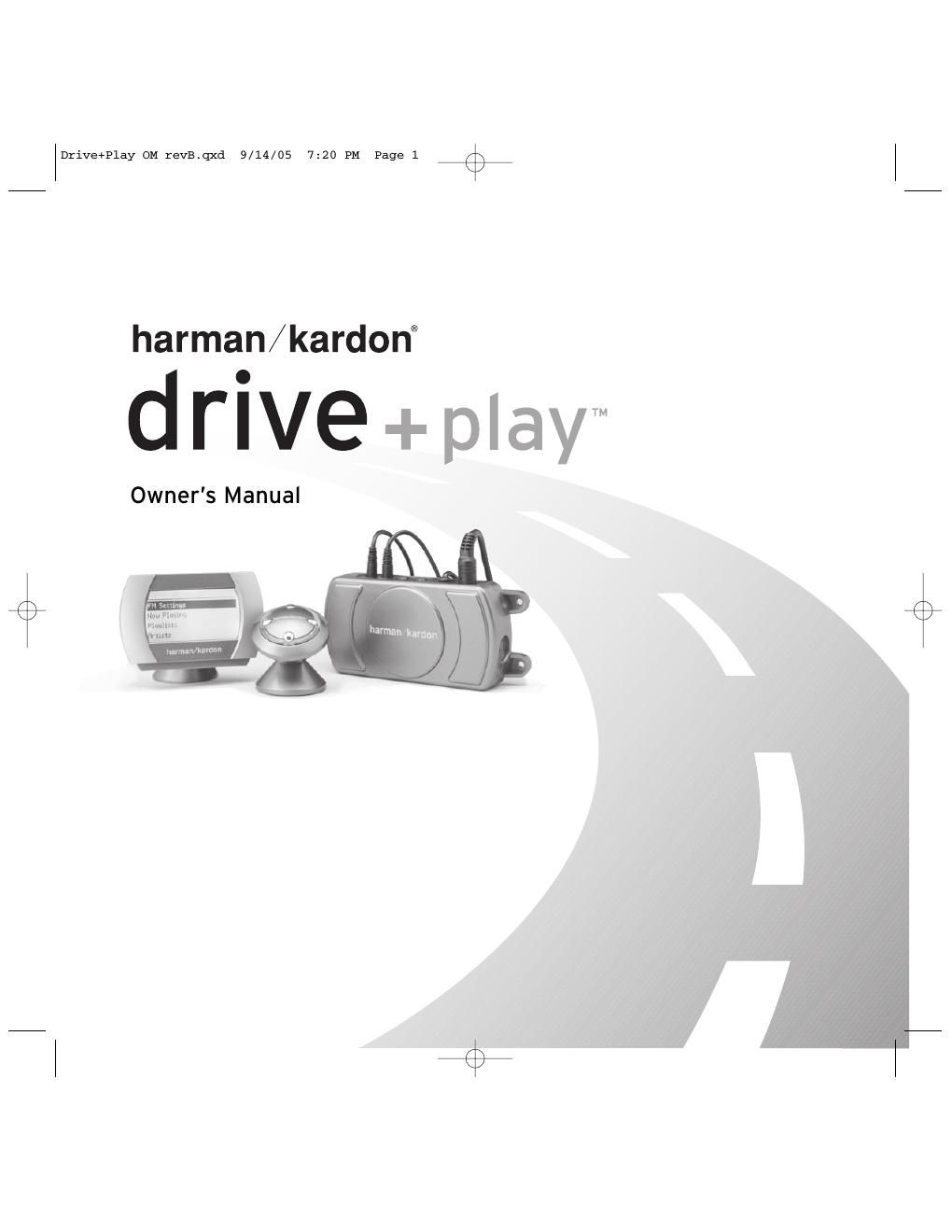 harman kardon dp 1 owners manual