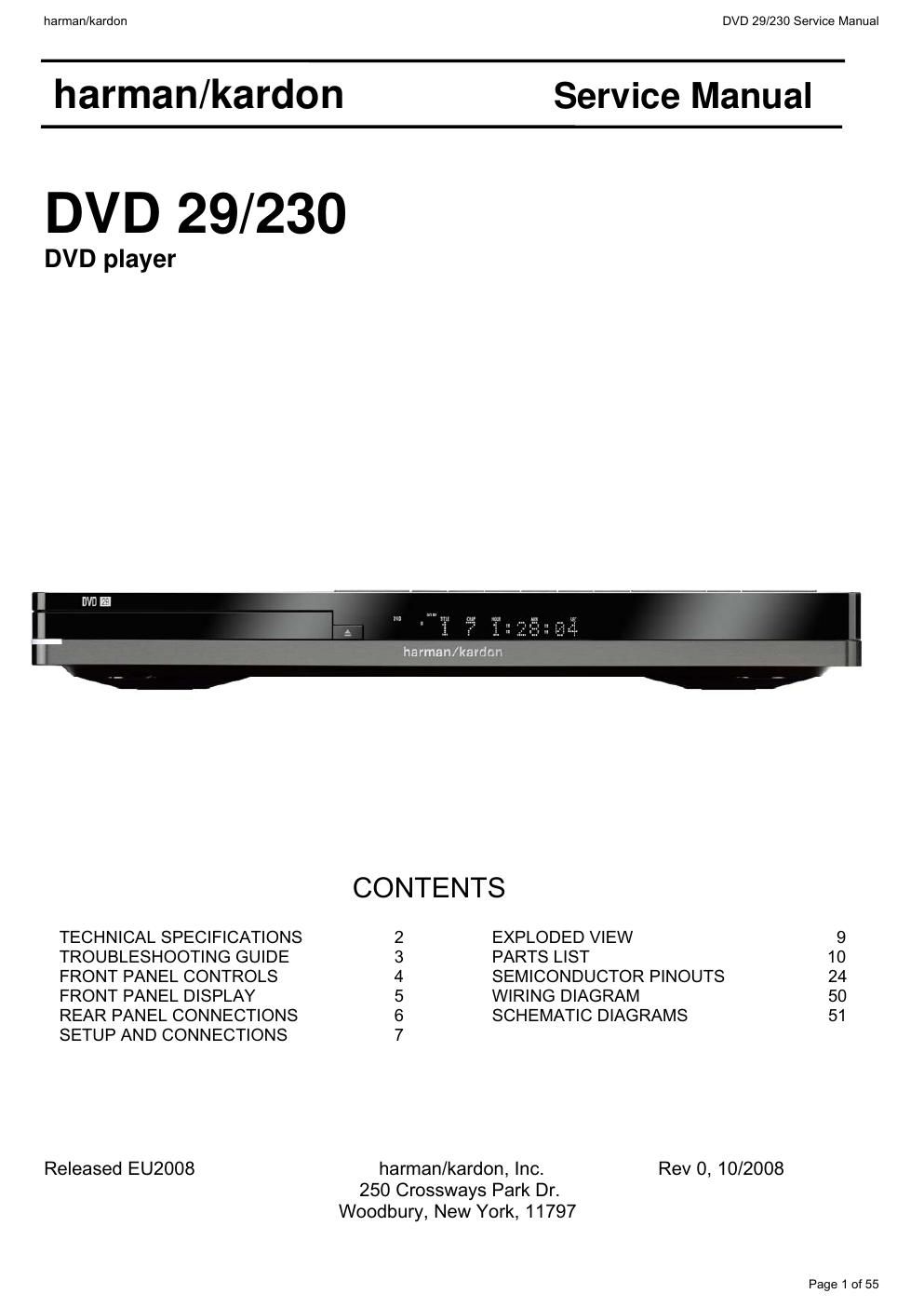 harman kardon dvd 29 230