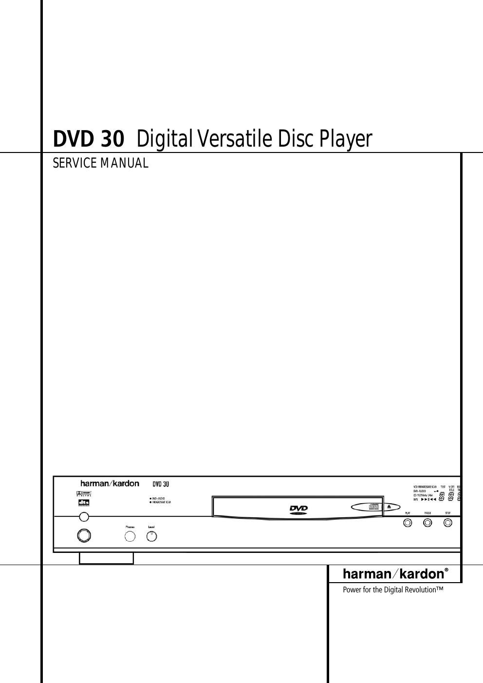 harman kardon dvd 30