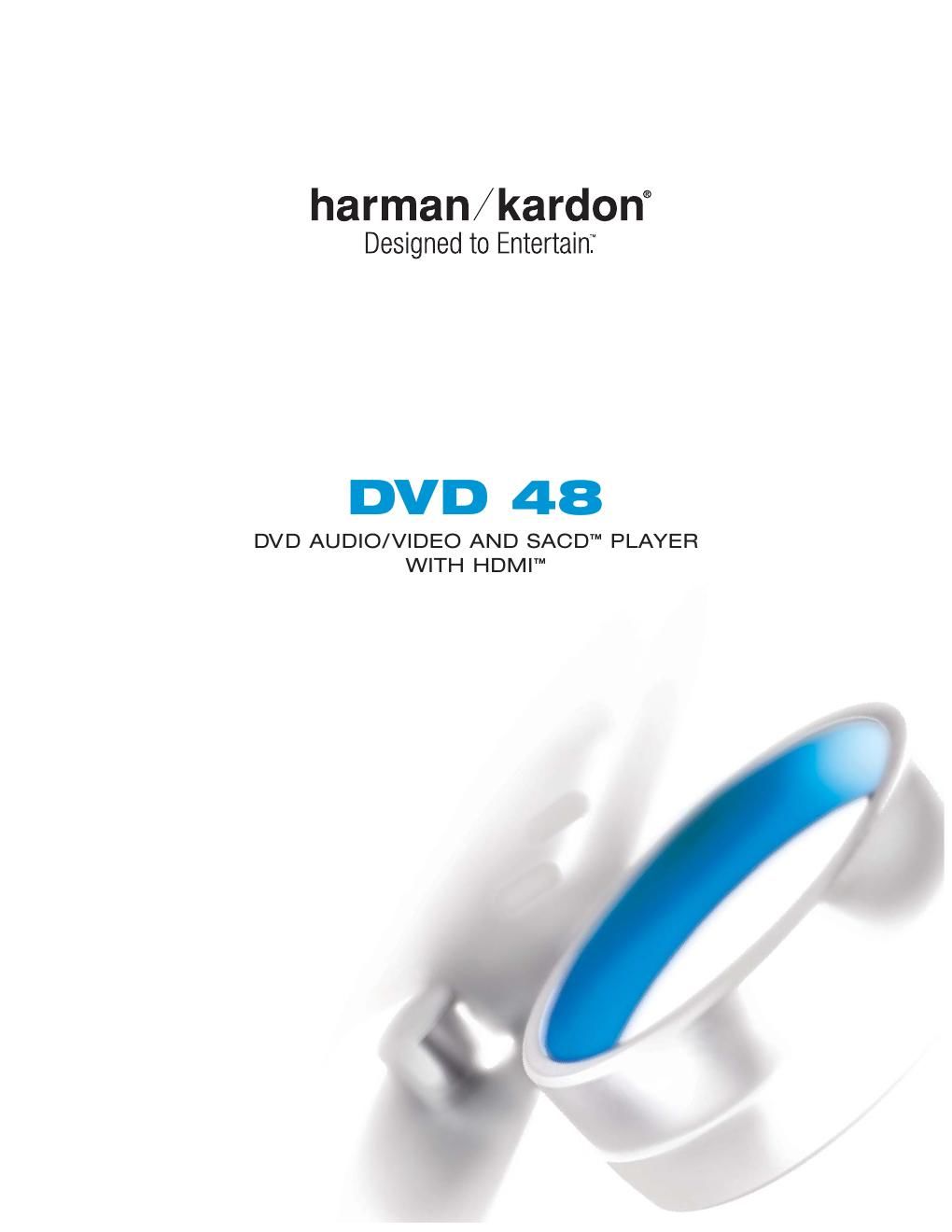 harman kardon dvd 48 owners manual