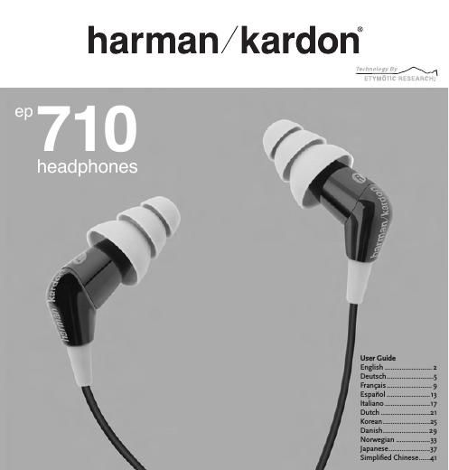 harman kardon ep 710 owners manual