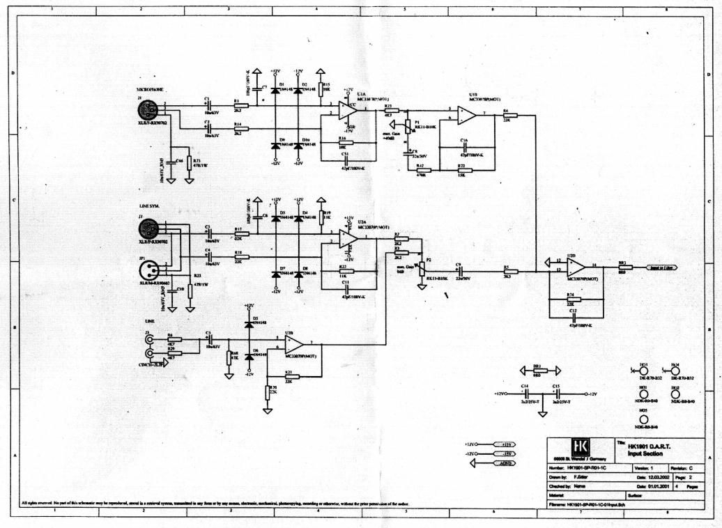 harman kardon hk 1901 schematic