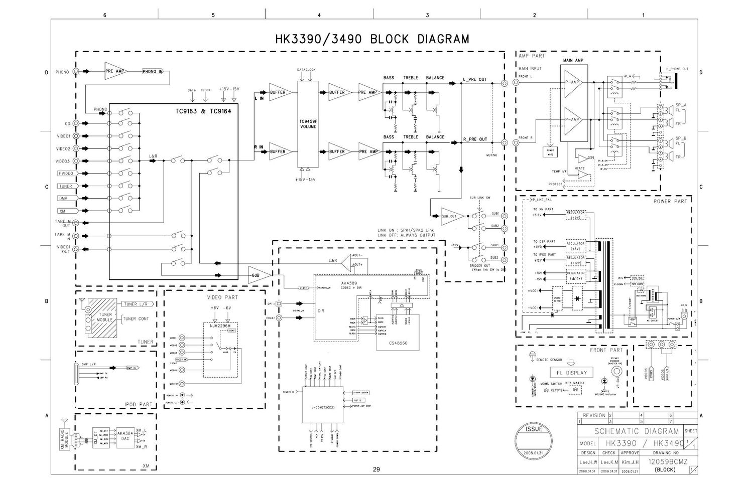 harman kardon hk 3390 schematic