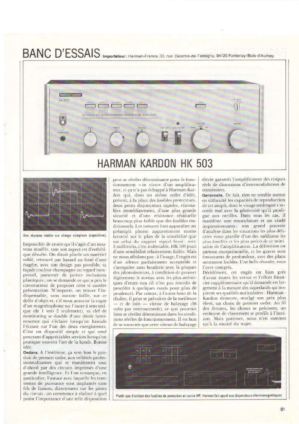 harman kardon hk 503