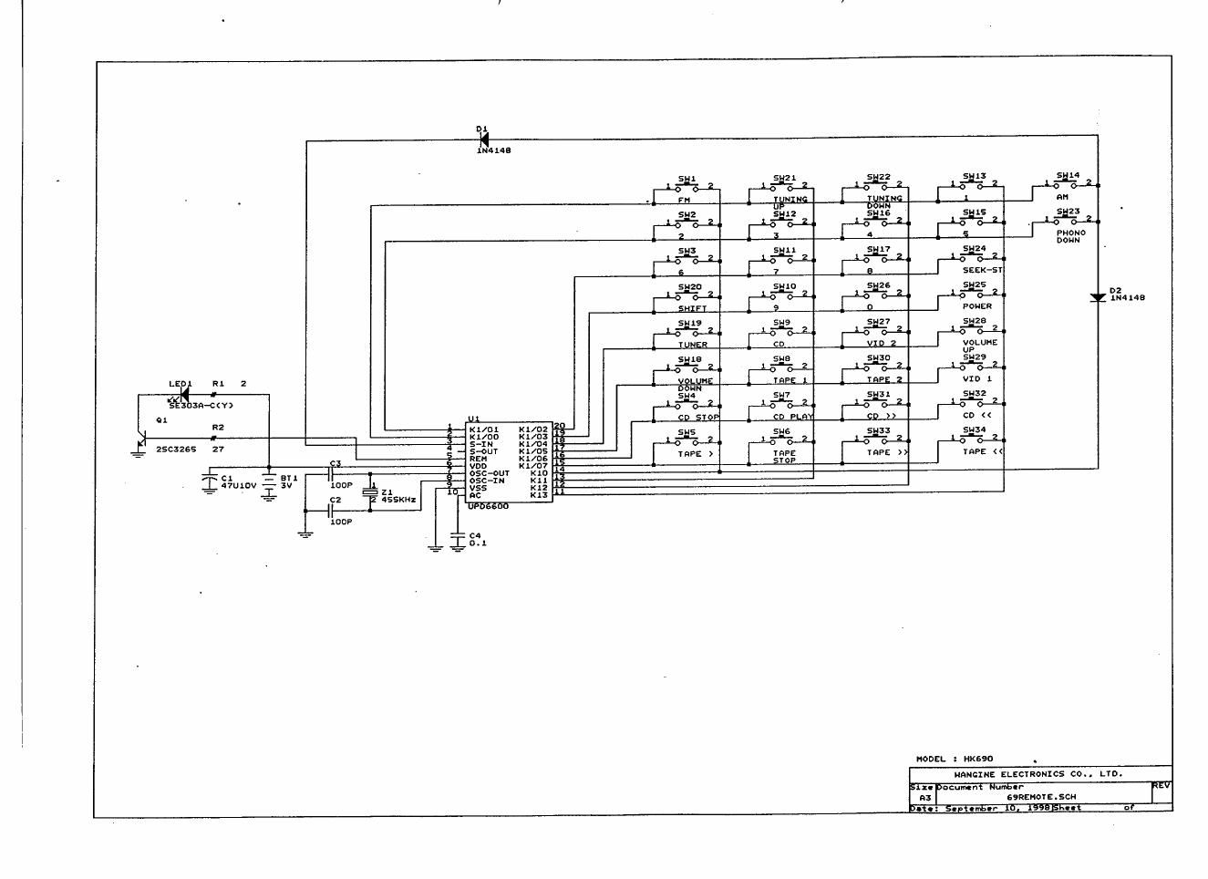 harman kardon hk 690 schematic