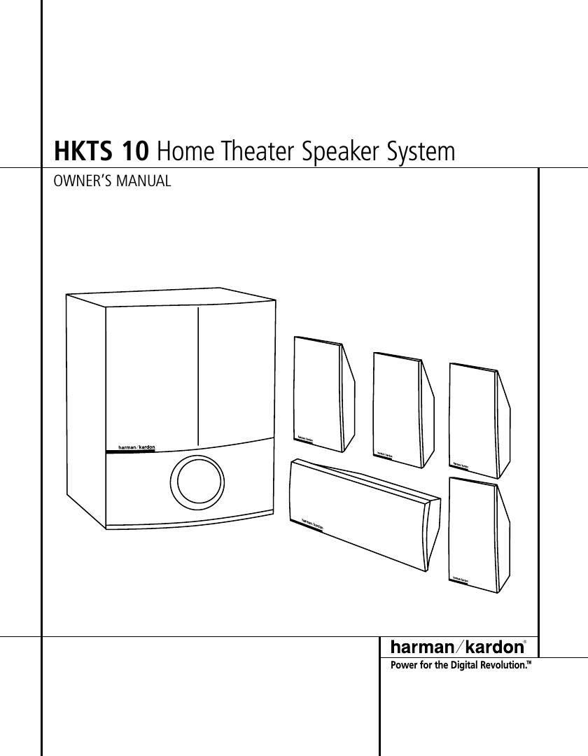 harman kardon hkts 10 owners manual