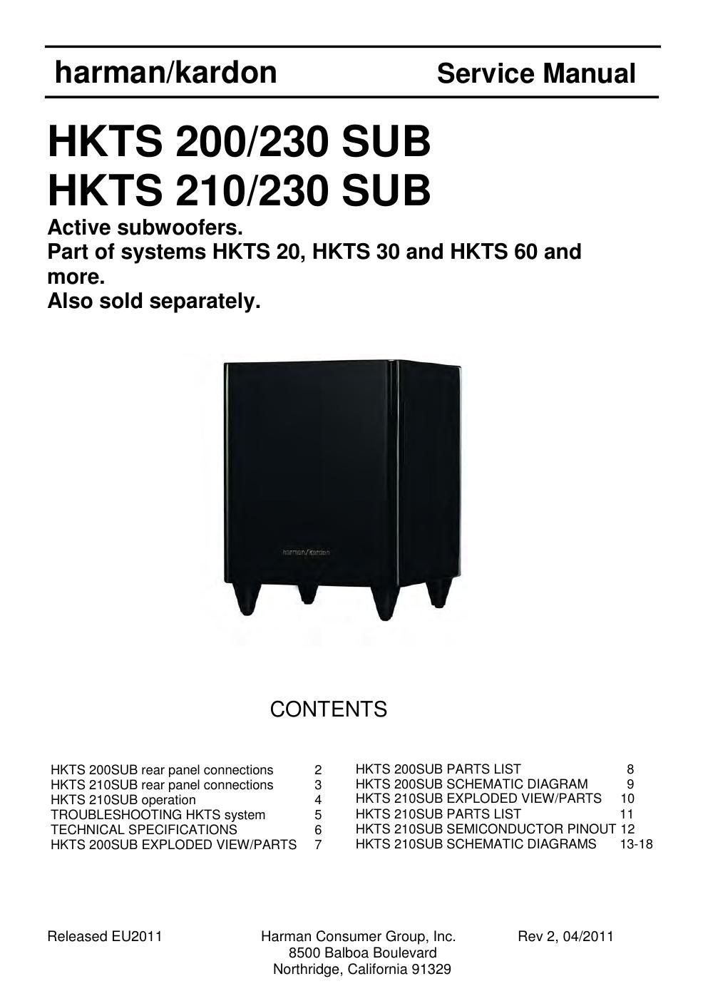 harman kardon hkts 200 210 230