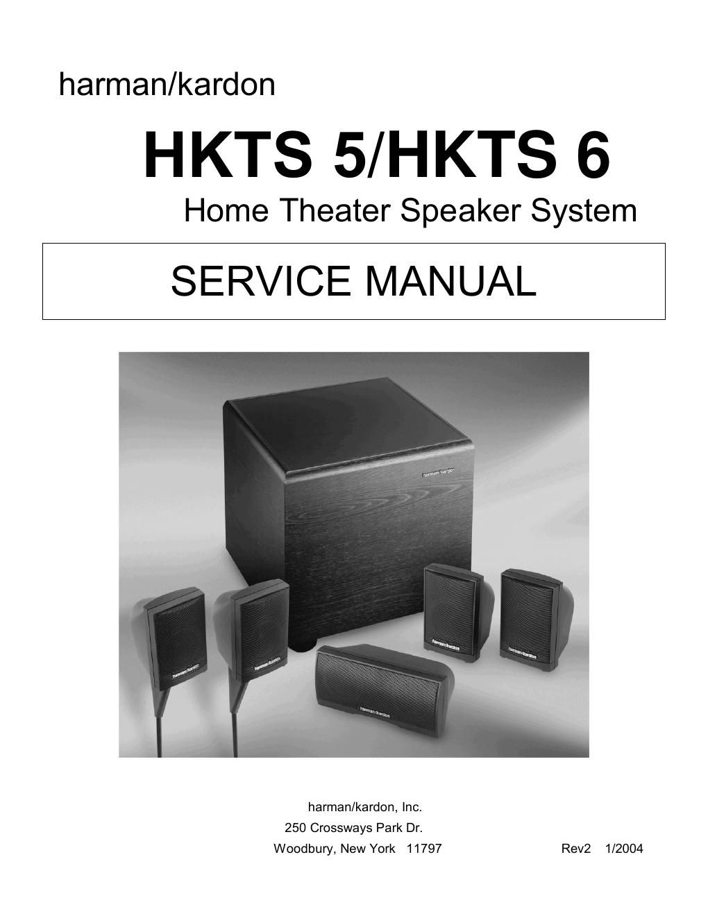 harman kardon hkts 5 6 service manual