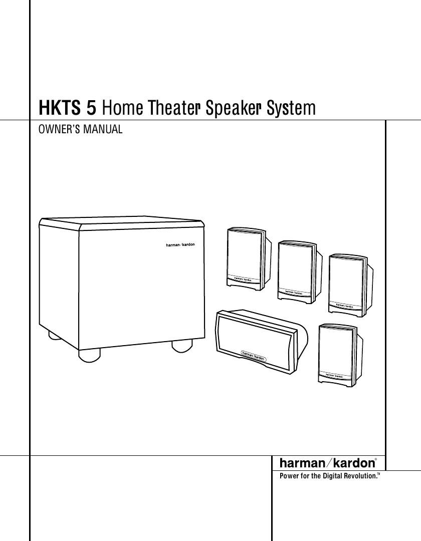 harman kardon hkts 5 owners manual