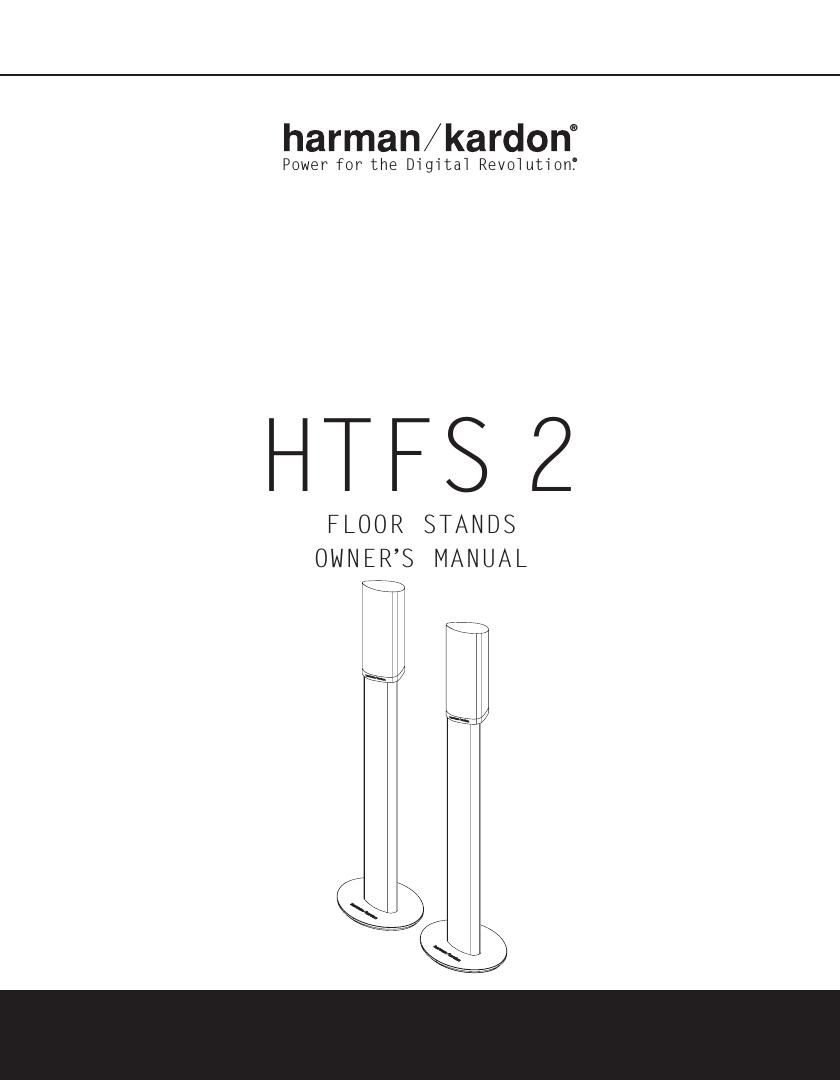 harman kardon htfs 2 owners manual