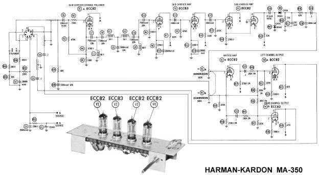 harman kardon ma 350 schematic