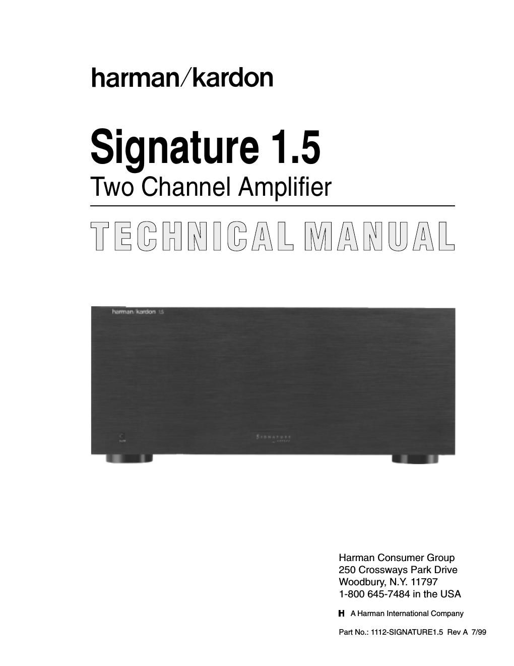 harman kardon signature 1 5