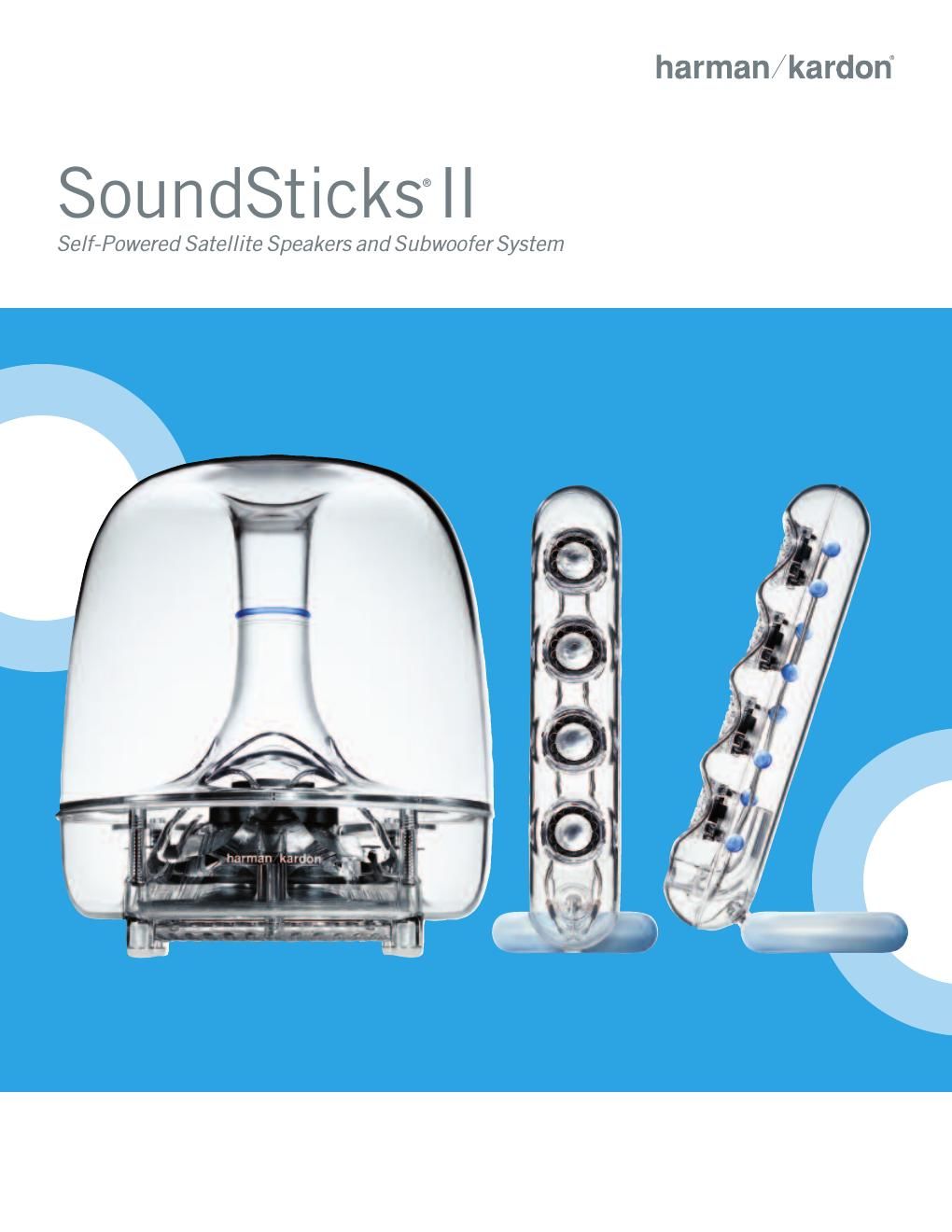 harman kardon soundsticks 2 brochure