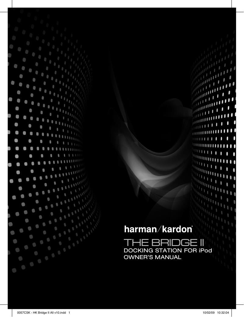 harman kardon the bridge 2 owners manual