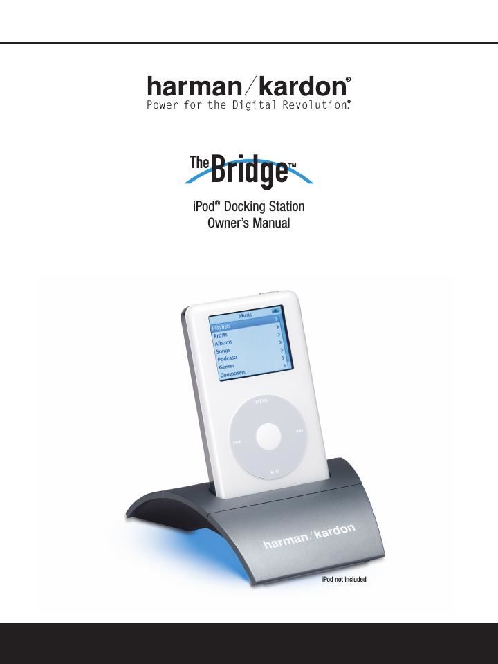 harman kardon the bridge owners manual