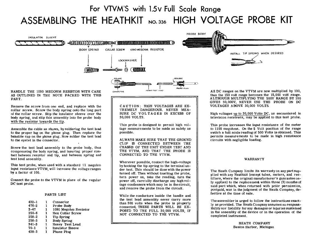 Heathkit 336 Owners Manual 2