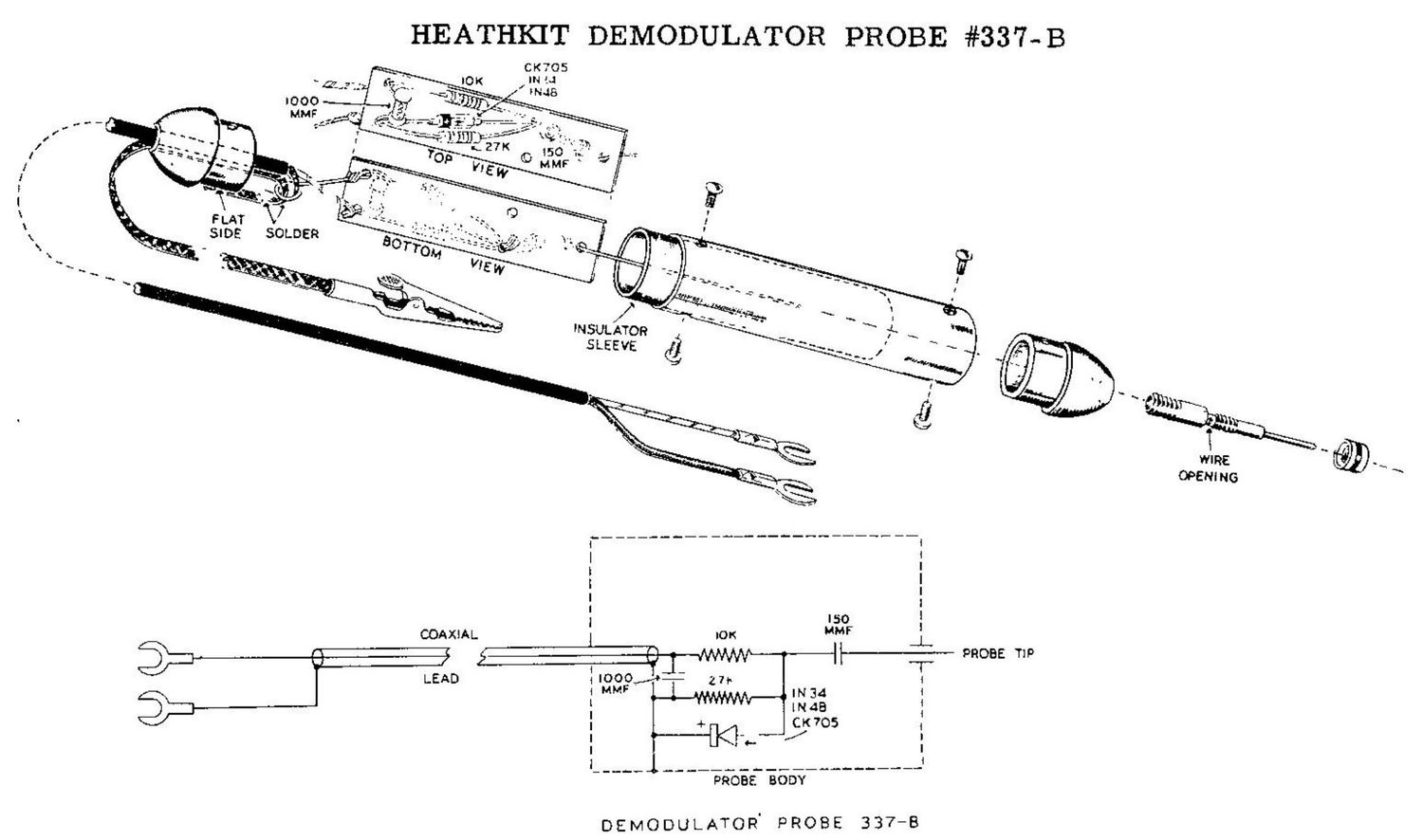 Heathkit 337 B Schematic