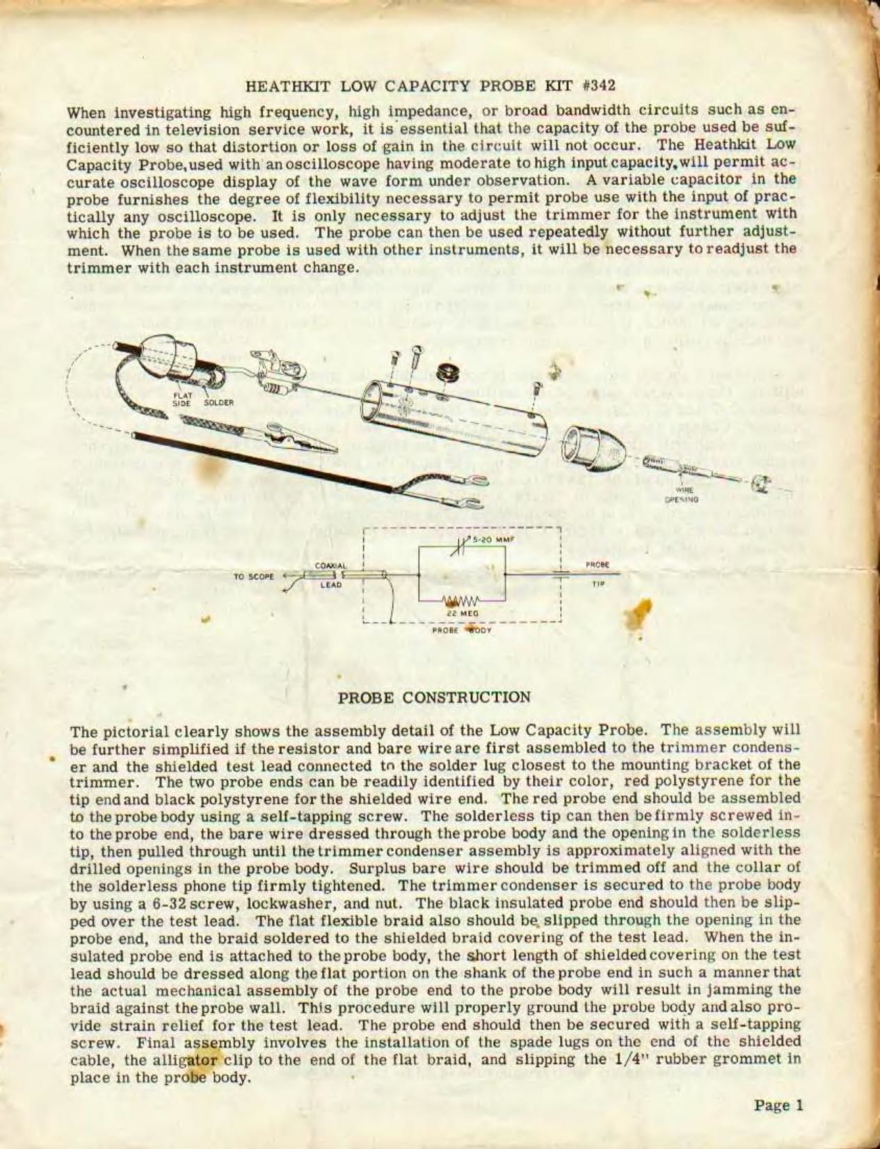 Heathkit 342 Owners Manual