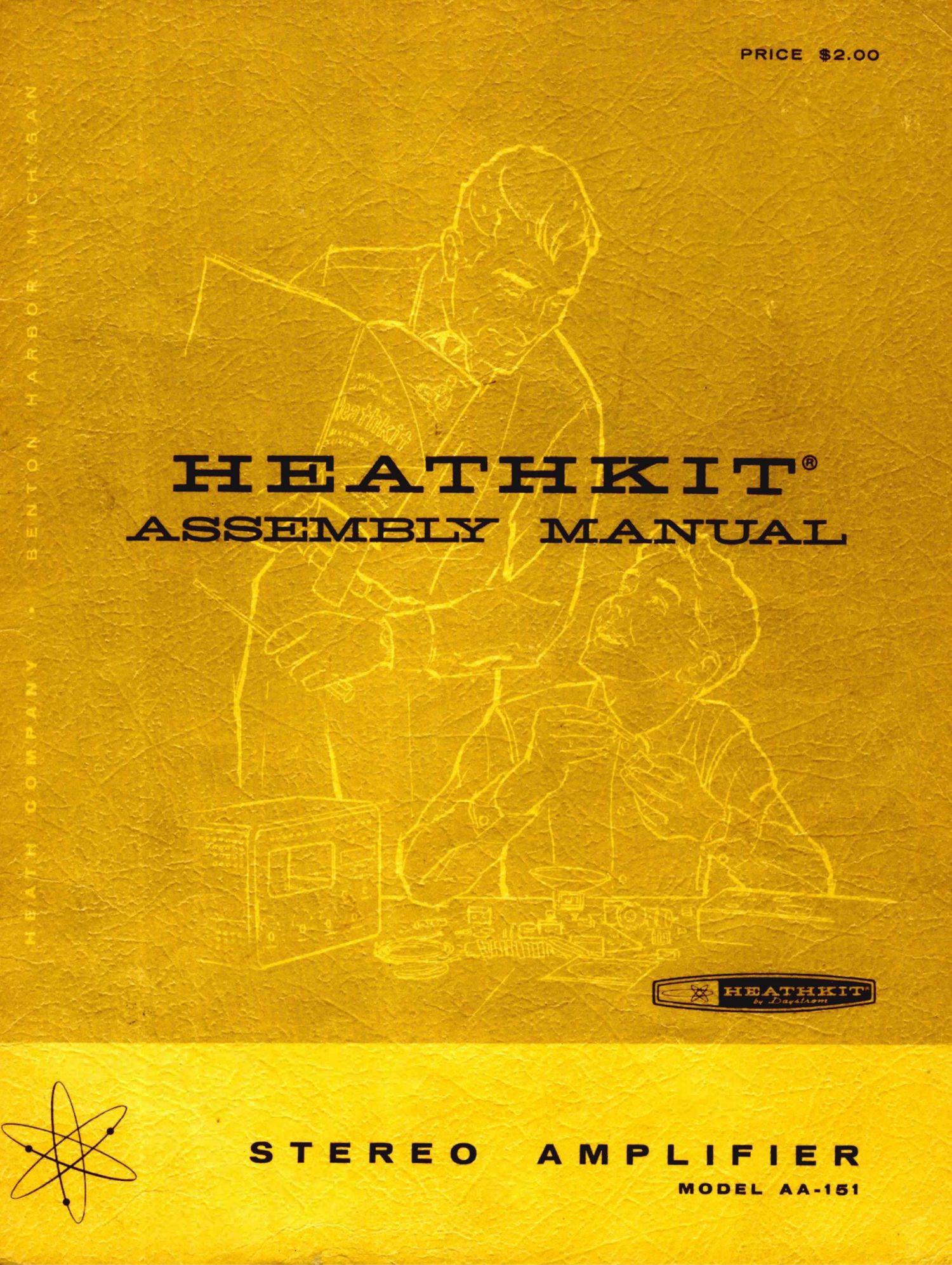 Heathkit AA 151 Notice Montage Kit 1 a 17