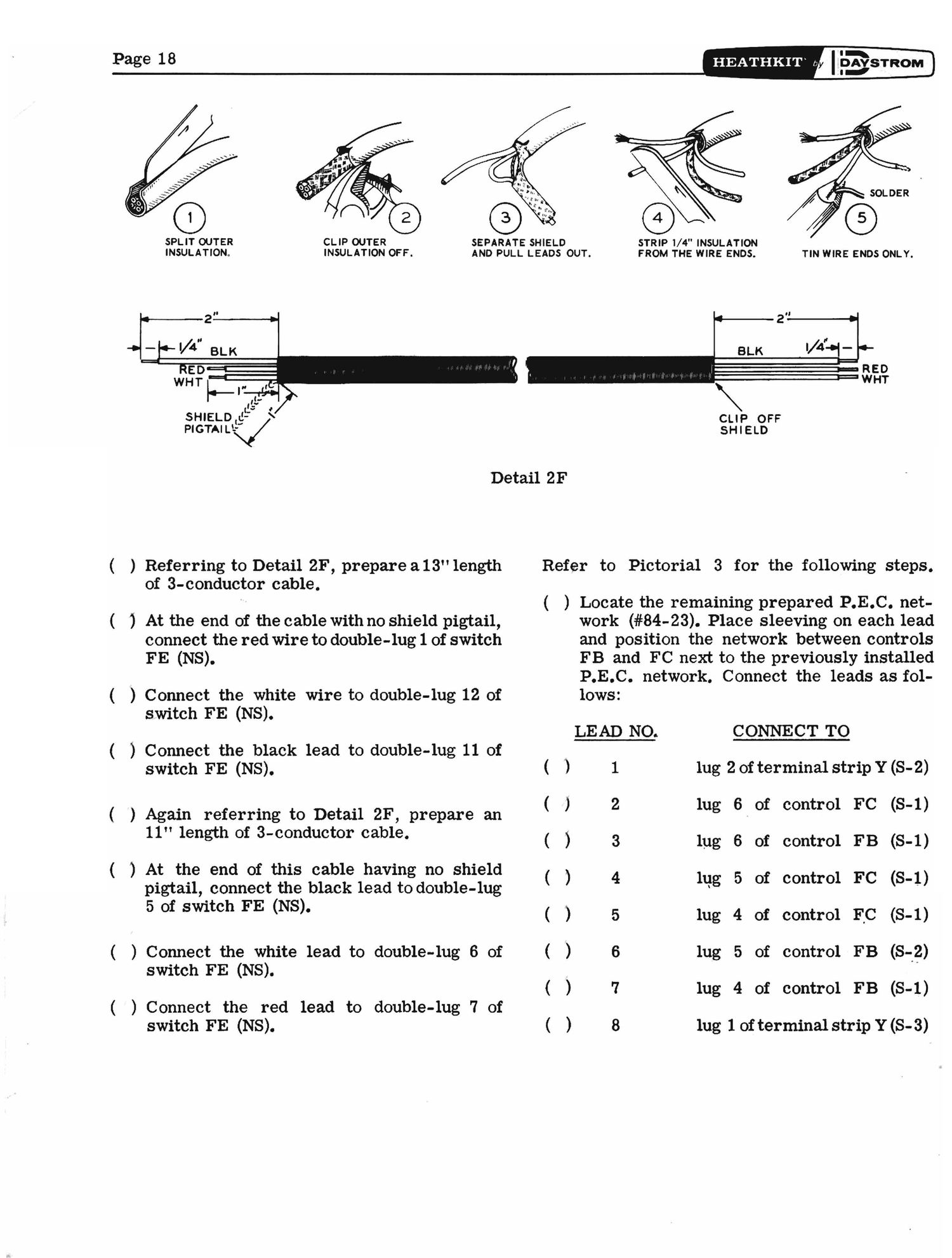 Heathkit AA 151 Notice Montage Kit 18 a 39