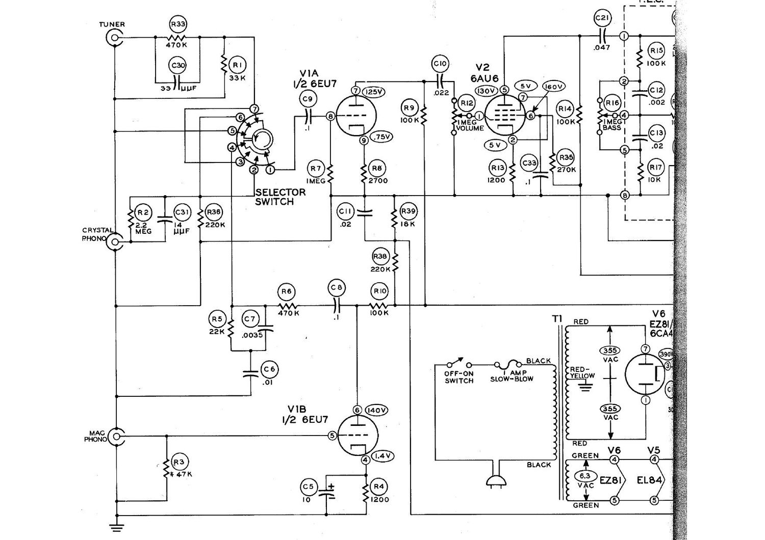 Heathkit AA 161 Schematic