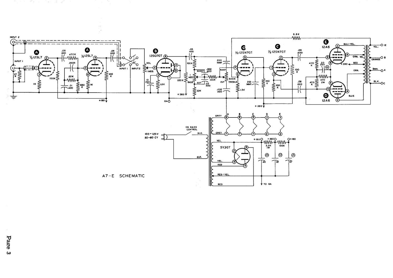 Heathkit AE 7 Schematic