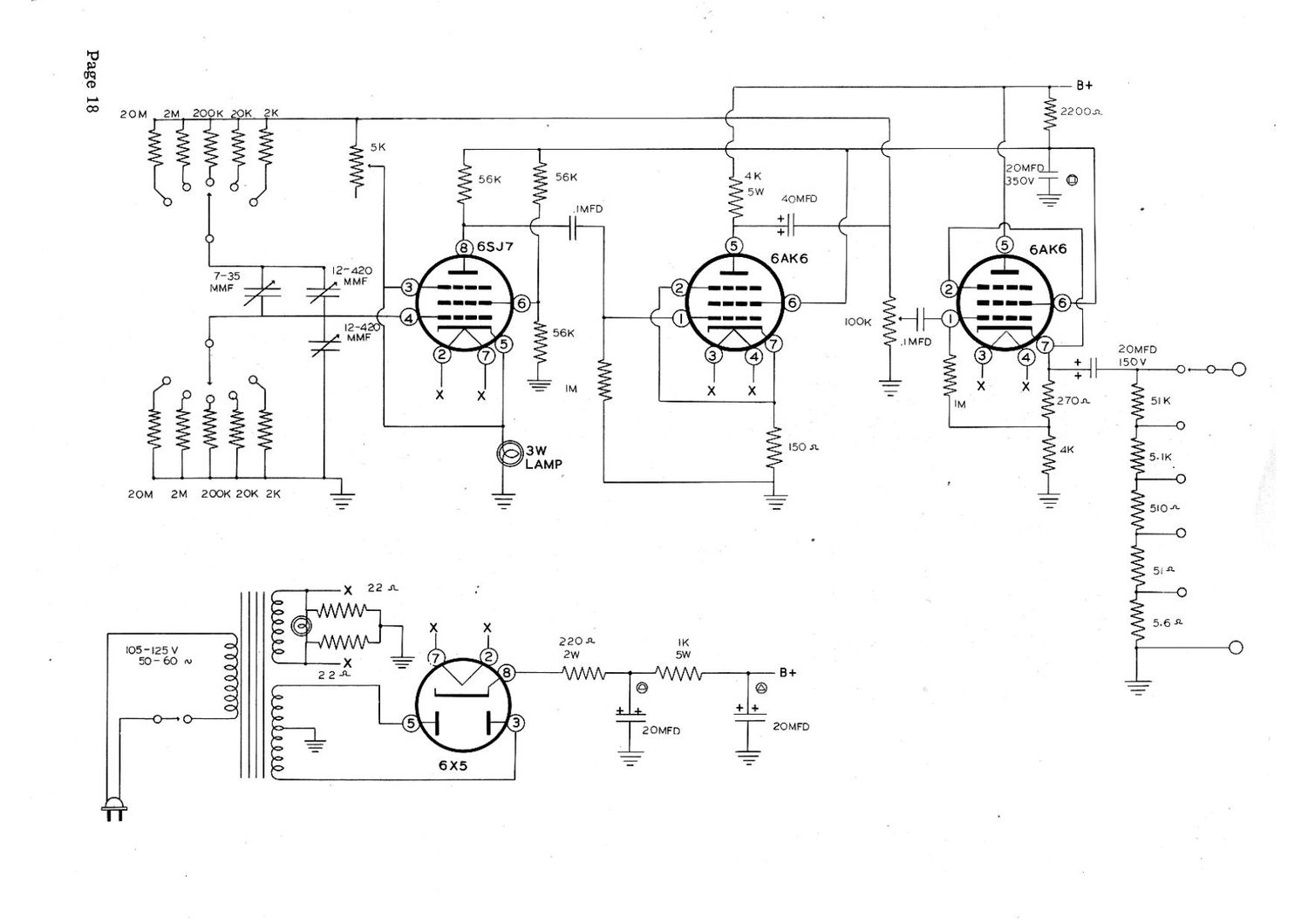 Heathkit AG 8 Schematic