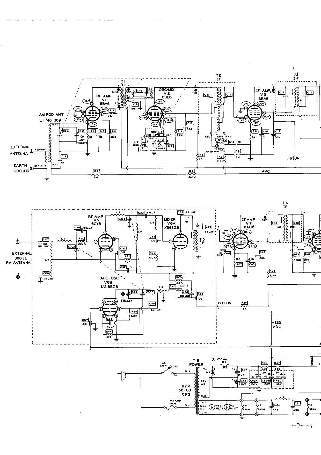 Heathkit AJ 10A Schematic