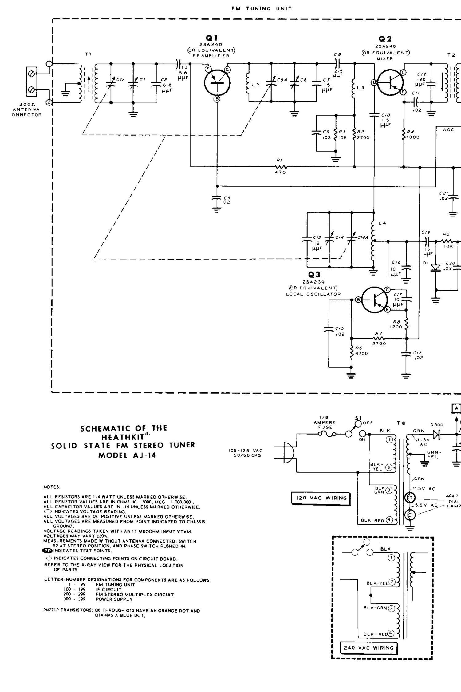 Heathkit AJ 14 Schematic 2